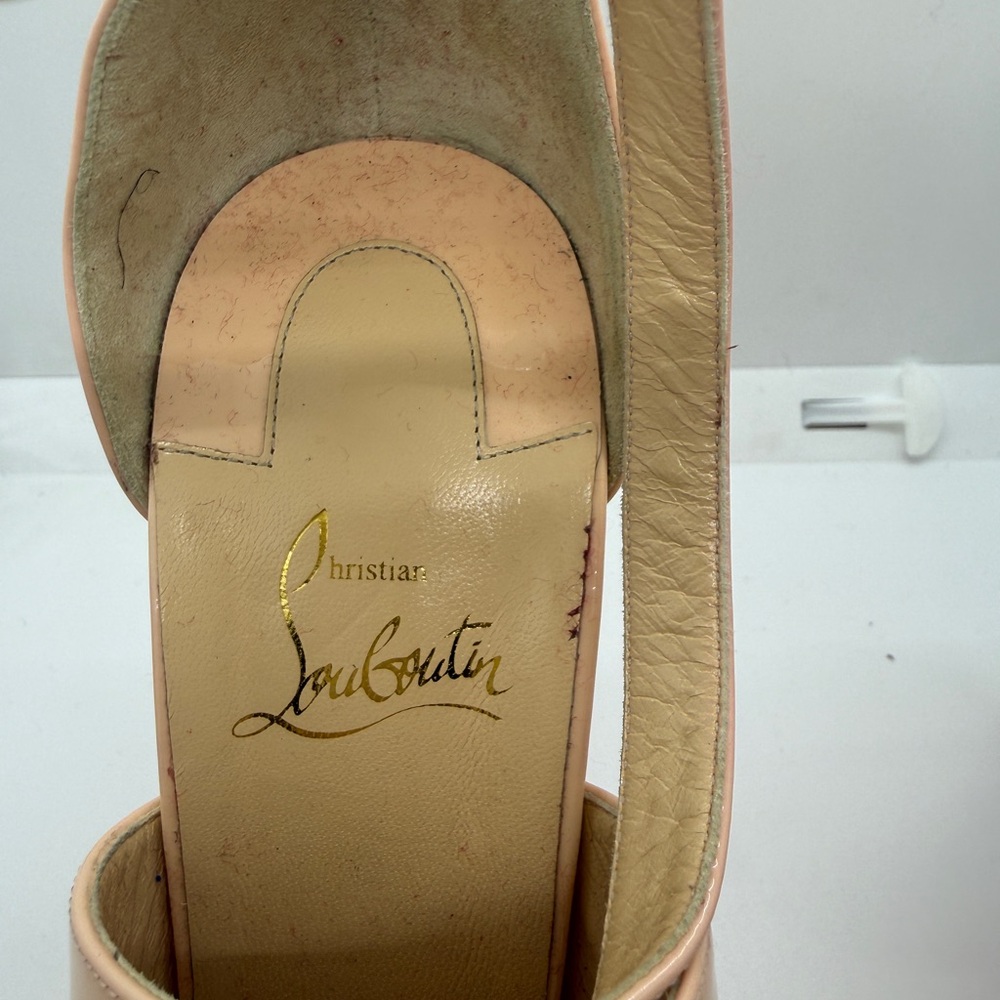 Christian Louboutin Blush Strappy Heels - Picture 5 of 7